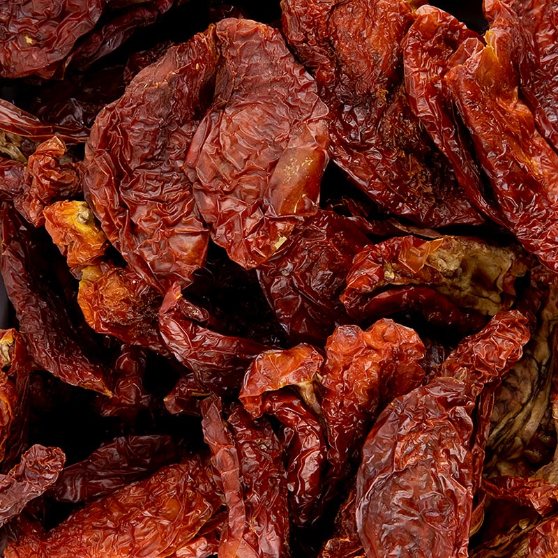 Getrocknete sonnengetrocknete Tomaten, 1 kg, aromatisch und leicht gesalzen, ideal für Saucen, Schmorbraten, Nudeln und Selbsteinlegen in Olivenöl mit Kräutern und Kapern