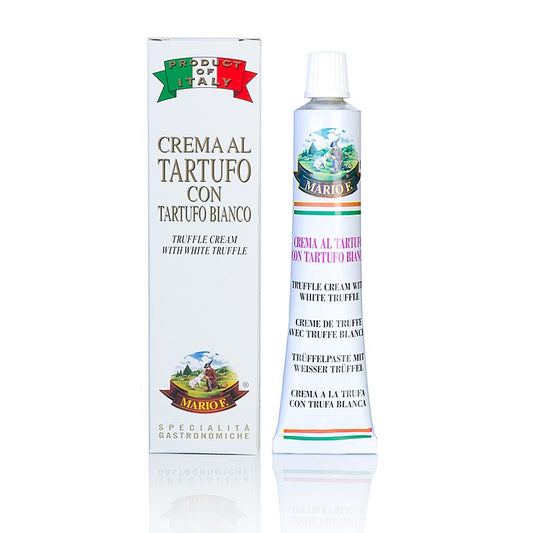 Trüffel-Püree mit weißem Trüffel und Anchovis, ideal zum Verfeinern von Fonds, Nudel- und Reisgerichten sowie Fleisch und Fisch
