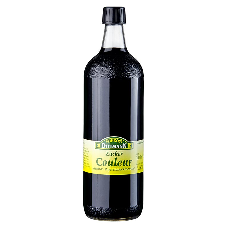 Zuckercouleur, Dittmann, 1 l - Flüssige Farbe zum Bräunen und Verfeinern von Saucen, Suppen und Süßspeisen