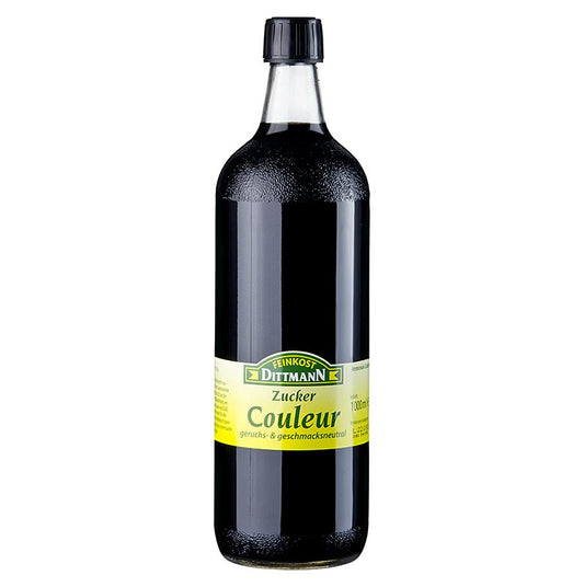 Zuckercouleur, Dittmann, 1 l - Flüssige Farbe zum Bräunen und Verfeinern von Saucen, Suppen und Süßspeisen