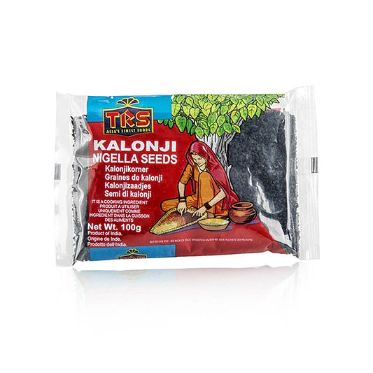 Schwarzkümmel/Zwiebelsamen/Nigella, 100 g - Hochwertige Samen mit subtilem nussigen und leicht bitteren Geschmack, vielseitig einsetzbar für Currys, Brot, Salate und gegrilltes Gemüse, verpackt in einer luftdichten 100-Gramm-Packung für lang anhaltende Frische
