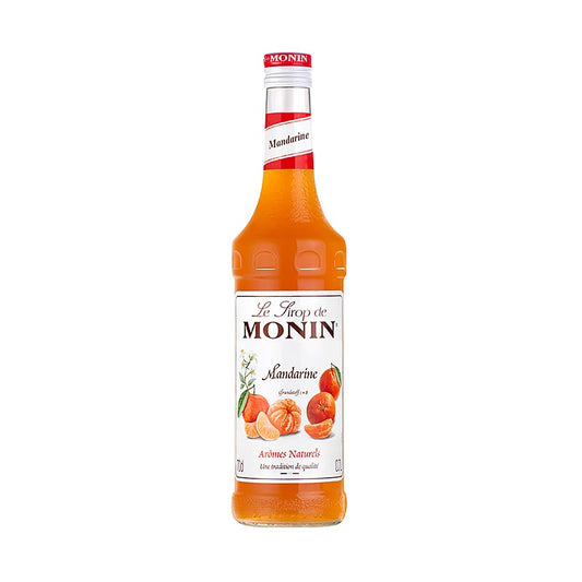 Monin Mandarinen Sirup, 700 ml - Vielseitiger Sirup für Cocktails, Desserts, Kaffee und mehr - Geschmacksrichtung Mandarine