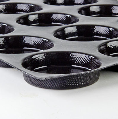 Flexipan Matte 60x40cm, 15 Florentinerformen, rund, ø 10,2cm, 20mm tief, No.0112, 1 St