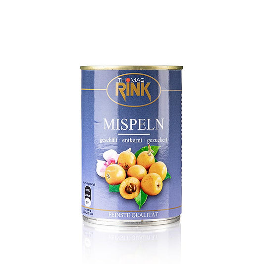 Mispeln, gezuckert, 425 g - Süß-säuerliche Baumfrucht zur Verwendung in Marmeladen, Gelees und Desserts