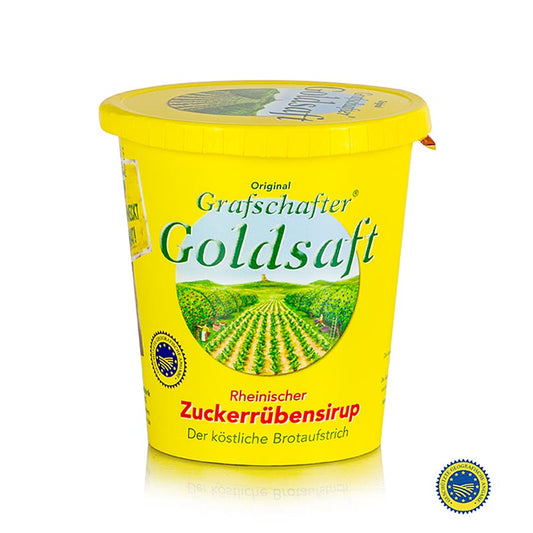 Süßer und würziger Zuckerrübensirup, ideal für Weihnachtsgebäck und als Brotaufstrich im Rheinland