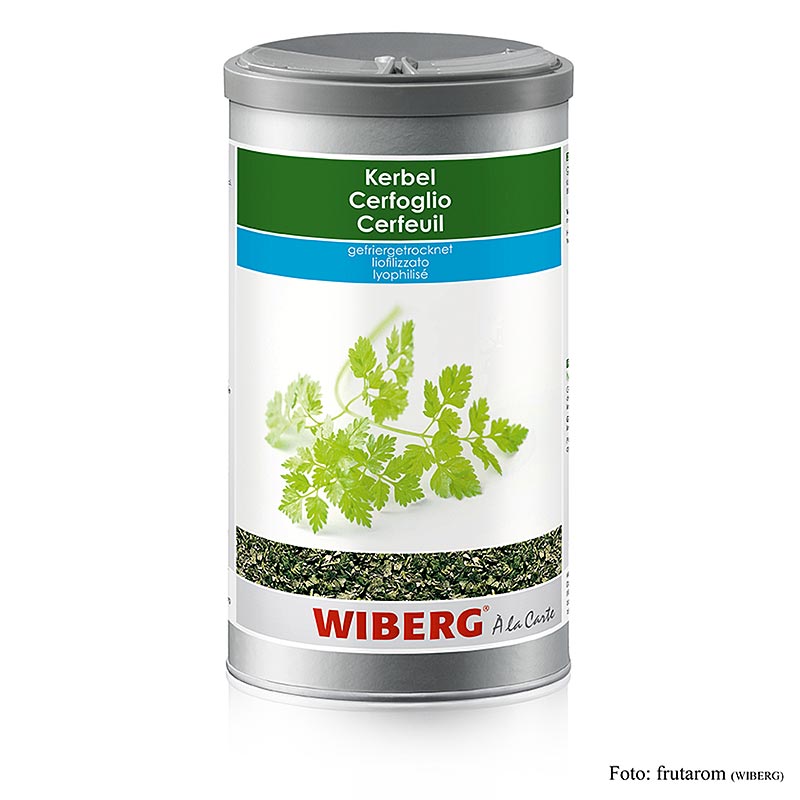 Gefriergetrocknete Wiberg Kerbel, 65 g - leicht-süßliches Suppenkraut für Aufstriche, Salate, Suppen, Saucen, Geflügel, Fisch, Fleisch und mehr