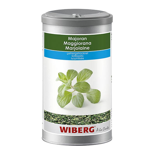 Wiberg Majoran, gefriergetrocknet, 60 g - Aromatisch-fruchtiges und typisch-würziges Kraut, ideal für Salate, Suppen, Saucen, Fleisch, Geflügel, Wild, Eiergerichte, Hülsenfrüchte und Gemüse