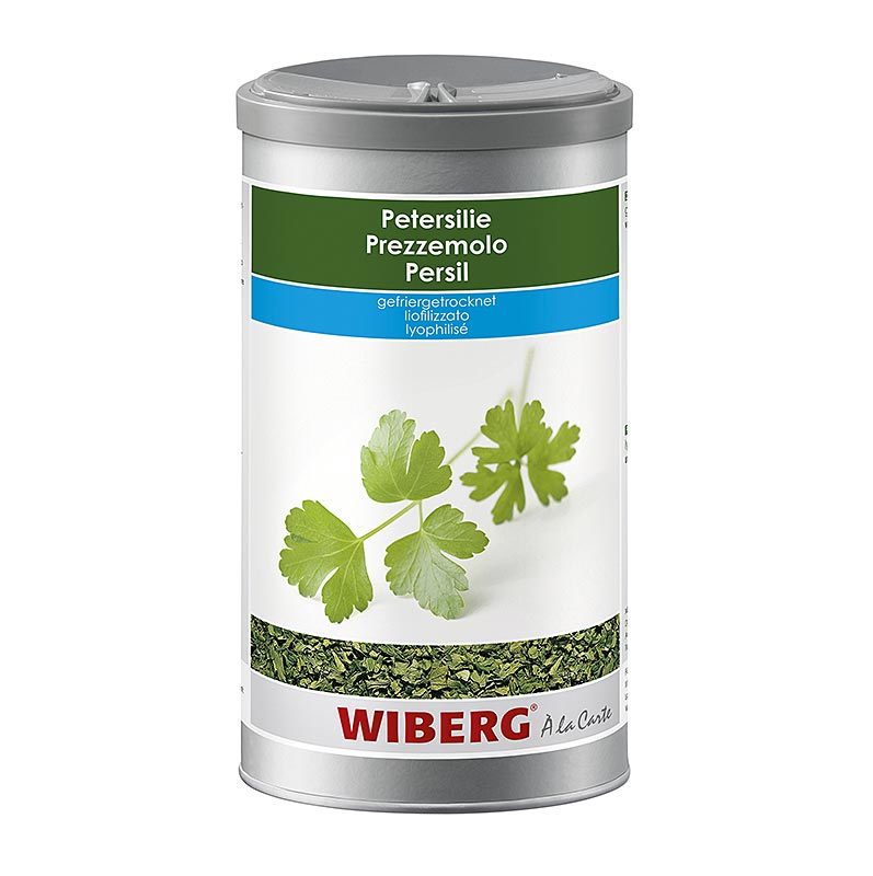 Gefriergetrocknete Petersilie von Wiberg, 60 g - ideal zum Würzen und Verfeinern von Salaten, Suppen, Saucen, Fleisch, Geflügel, Wild, Fisch, Krustentiere, Nudelgerichte, Reisgerichte, Eiergerichte, Pilze und Gemüse Auch in 4600ml erhältlich