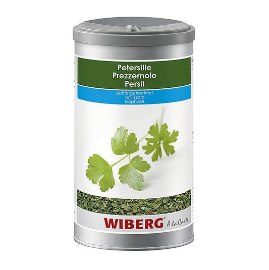 Gefriergetrocknete Petersilie von Wiberg, 60 g - ideal zum Würzen und Verfeinern von Salaten, Suppen, Saucen, Fleisch, Geflügel, Wild, Fisch, Krustentiere, Nudelgerichte, Reisgerichte, Eiergerichte, Pilze und Gemüse Auch in 4600ml erhältlich