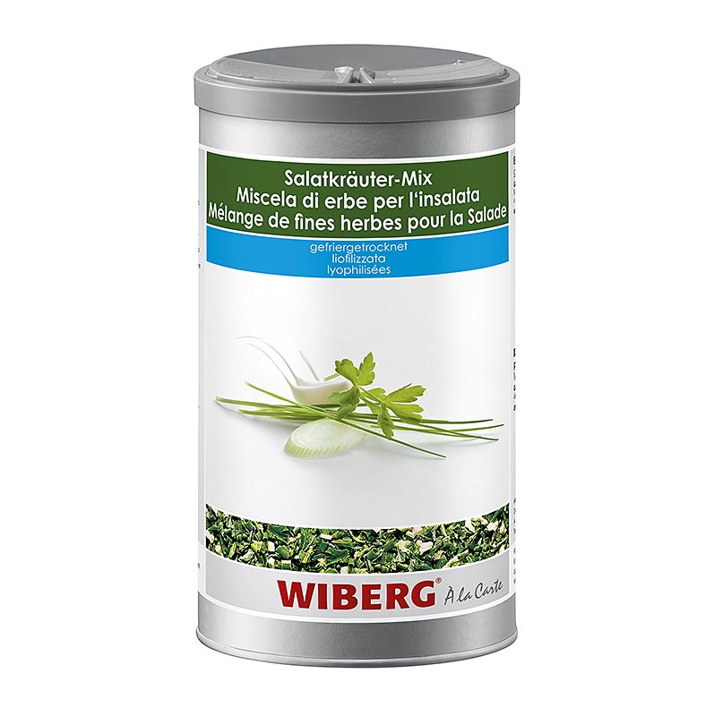 65 g Wiberg Salatkräuter-Mix, gefriergetrocknet, fein-würzig und zart im Geschmack, ideal für Salate, Saucen, Dips, Suppen und mehr - hergestellt mit mehr Sorgfalt, Know-how und Qualitätskontrollen von dem traditionsreichen Familienunternehmen WIBERG