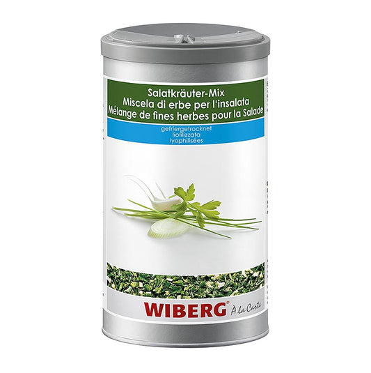 65 g Wiberg Salatkräuter-Mix, gefriergetrocknet, fein-würzig und zart im Geschmack, ideal für Salate, Saucen, Dips, Suppen und mehr - hergestellt mit mehr Sorgfalt, Know-how und Qualitätskontrollen von dem traditionsreichen Familienunternehmen WIBERG