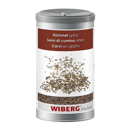 Wiberg Kümmel, ganz, 600 g - Aromatisch-würziger Kümmel, ideal für Brot, Salate, Fleischgerichte und mehr