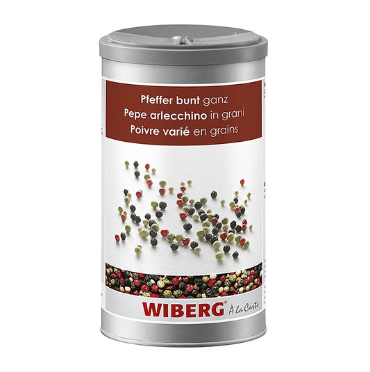 Buntes Pfeffersortiment von Wiberg, ideal zum Würzen verschiedener Gerichte geeignet