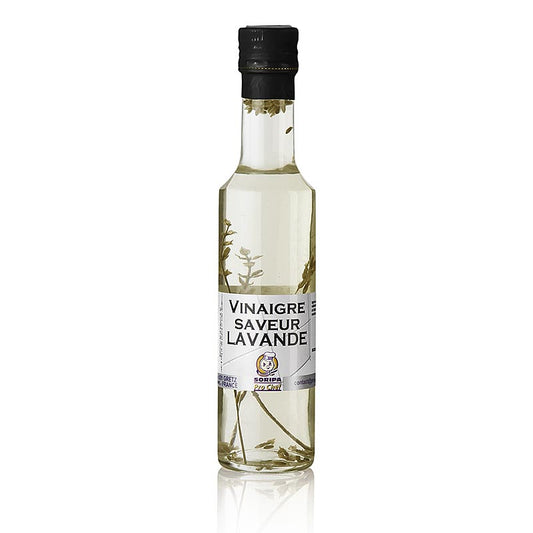 Lavendel-Essig, 6% Säure, Soripa, 250 ml - ideales Würzmittel für helle Saucen zu Fisch und Kartoffelsalat