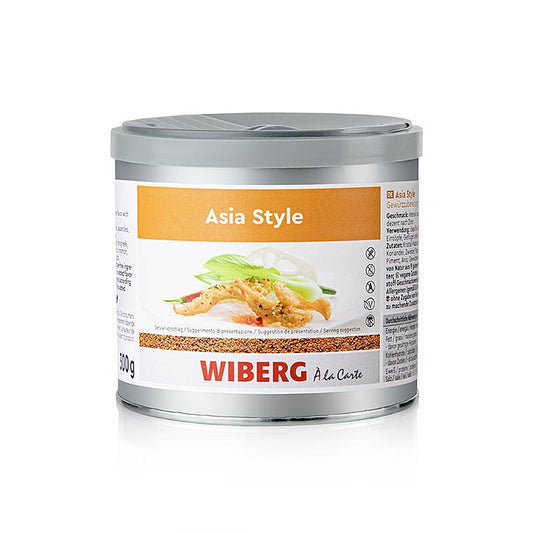 Fernöstliche Gewürzkomposition Wiberg Asia Style Gewürzzubereitung, 300 g für vegetarische und würzige Gebäcke, ideal zum Marinieren, Würzen und Abschmecken von Suppen, Saucen, Eintöpfen, Ragouts, Geschnetzeltem und weiteren Gerichten