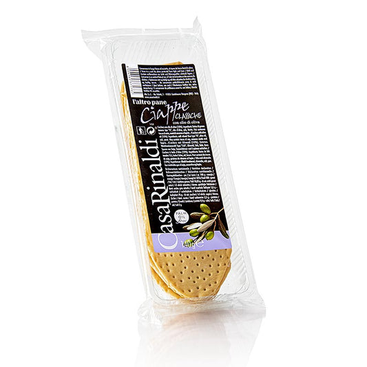 Ciabattine mit Olivenöl - flache Brotteigfladen wie Grissini, 140 g