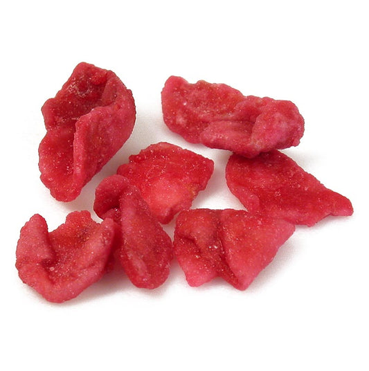 Kandierte, kristallisierte rote Rosenblütenblätter, essbar, zum Dekorieren von Kuchen, Puddings oder Eiscreme, 1 kg