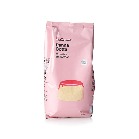 Panna Cotta Pulver, 440 g - Leicht zuzubereitendes Pulver für köstliche italienische Panna Cotta Einfach Milch hinzufügen und im Kühlschrank fest werden lassen Ausreichend für ca 10 Portionen