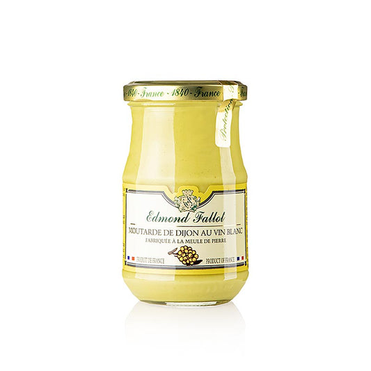 Fallot - Moutarde de Dijon, fine, au vin blanc, moyennement forte, 190 ml