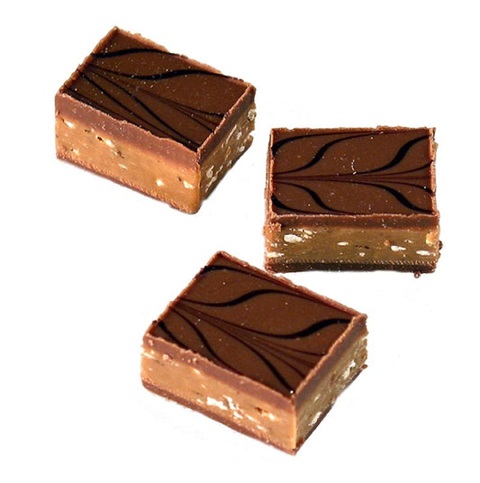 Valrhona Pralinen Rinette Lait, Nougat & knusprige Mandeln in Vollmilch, 2 kg - Eine köstliche Verführung mit feinem Geschmack; Pralinen mit Mandeln, Haselnüssen und Nougat, überzogen mit Milchschokolade, sehr feine und knusprige Konsistenz