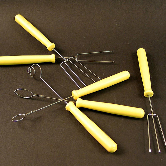 Set aus 6 Tauchgabeln in verschiedenen Formen, perfekt für Schokoladenkreationen Aus strapazierfähigem Kunststoff, spülmaschinenfest Unverzichtbares Werkzeug für Schokoladenliebhaber und Hobbyköche