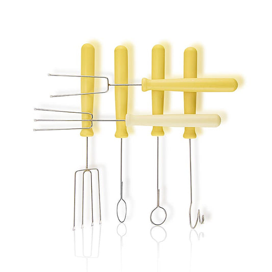 Pralinen-Tunkgabeln, 6 verschiedene Formen, 6 tlg.