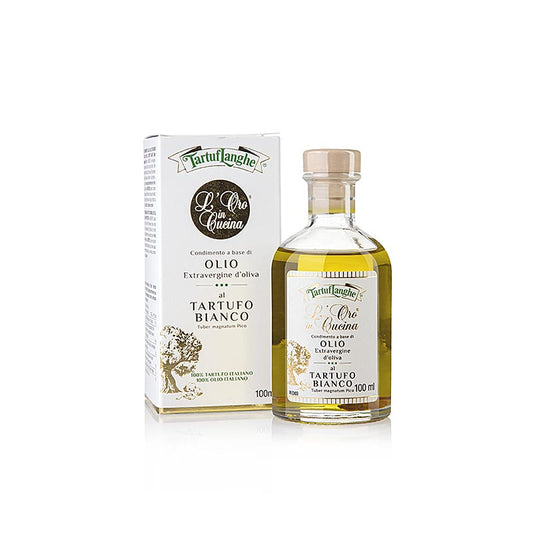 Tartuflanghe Natives Olivenöl Extra L´Oro in Cucina m. weissem Trüffel & Aroma 100 ml