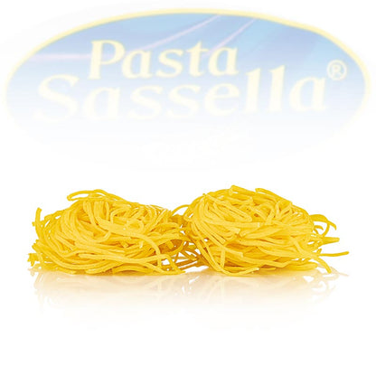 Spaghettini freschi, pasta a nastro, 2 mm, Sassella, 500 g