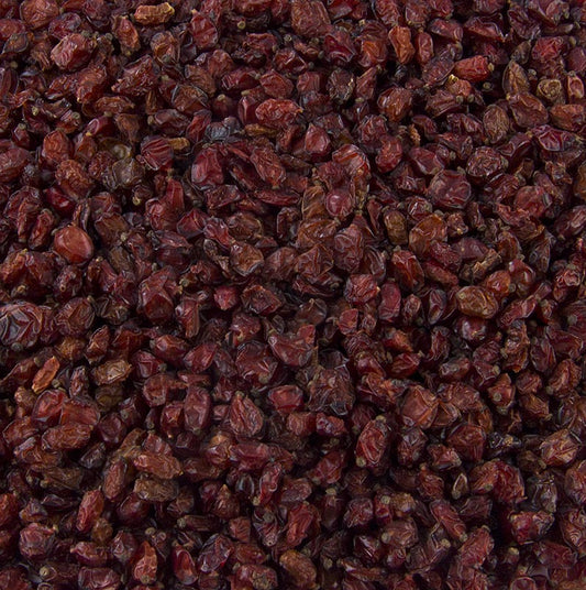 Getrocknete Berberitzen, auch bekannt als Sauerdornbeeren, 1 kg, ideal für Marmelade, Likör und Früchtetee Verleihen Wildgerichten eine besondere Raffinesse