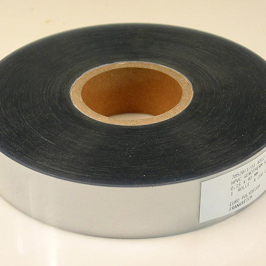 Kuchenrand-Folie, 4cm hoch, Rolle, sehr feste Qualität, 150µ, 200 m - hochwertige Folie zum sauberen Trennen von Füllungen von Blechrändern und Ringen, individuell zuschneidbar