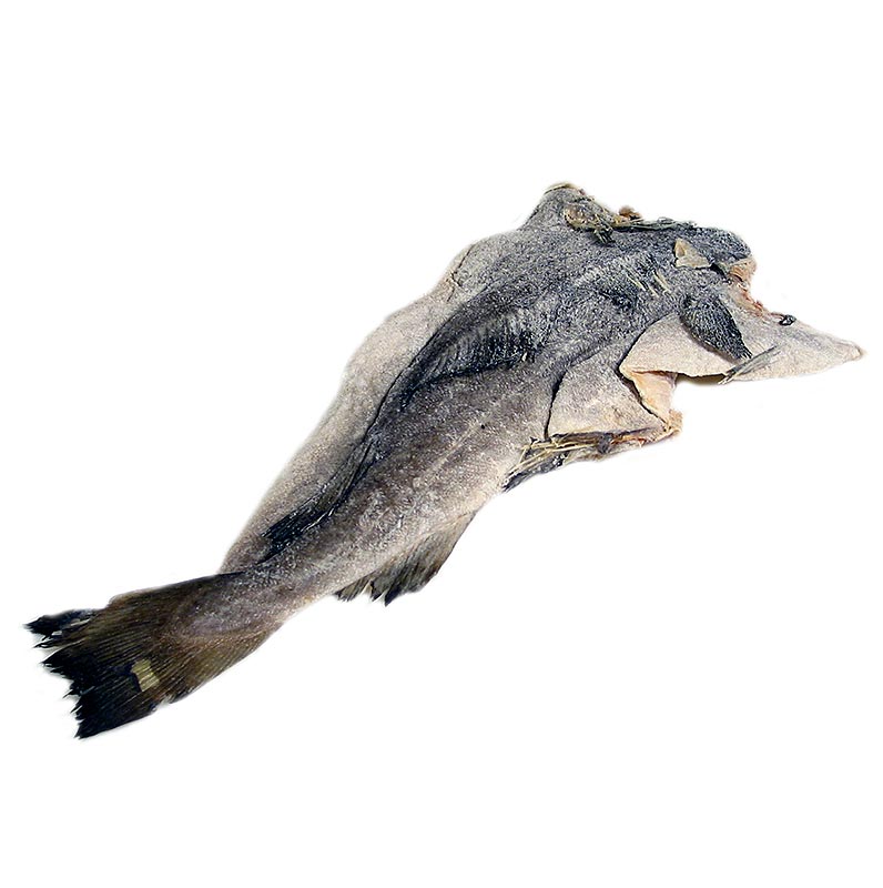 Getrockneter Stockfisch - Bacalao/Bacalhau, ca 1,5 kg, eine wesentliche Zutat in der portugiesischen und spanischen Küche, von höchster Qualität und vielseitig einsetzbar