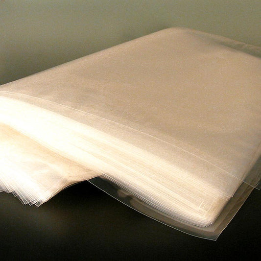 Vakuum Siegelrand-Beutel, 400mm x 600mm, glatt, 100 St - Geeignet für Vakuumierer mit Kammer, ideal zum Verpacken von Vakuumiergut