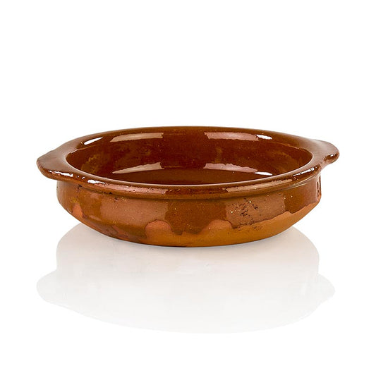 Tonschale - Cazuela, braun, glasiert, ø 12cm, 1 St - Handgefertigte rustikale Tonschale, ideal für kleine Gerichte, Wärmebeständig und langlebig, in der Schweiz kaufen