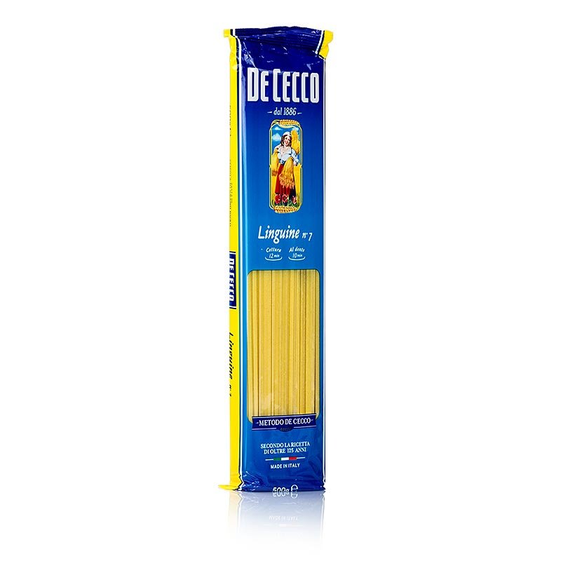 De Cecco Linguine, No.7, 500 g | Nudeln, Nudel - Produkte, frisch/getrocknet | thungourmet