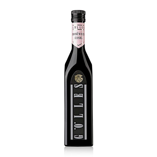 Gölles Schilcher Roséwein-Essig, 6% Säure, 500 ml - Premium-Essig aus österreichischen Schilcher-Trauben, perfekt für Salate und Dressings Elegante 500ml-Flasche für eine einzigartige Geschmackserlebnis in der Küche