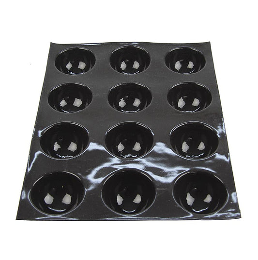 Flexipan Matte 40x30cm, 12 Halbkugeln, ø 70mm, 40mm tief, 105ml, No2268, 1 St - Hochwertige Antihaft-Backform aus Silikongewebe und Glasfaser