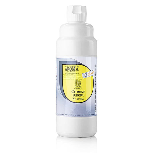 Aromatisches Zitronen-Aroma von Dreidoppel, ideal zum Verfeinern von Cremes, Eis und Gebäck
