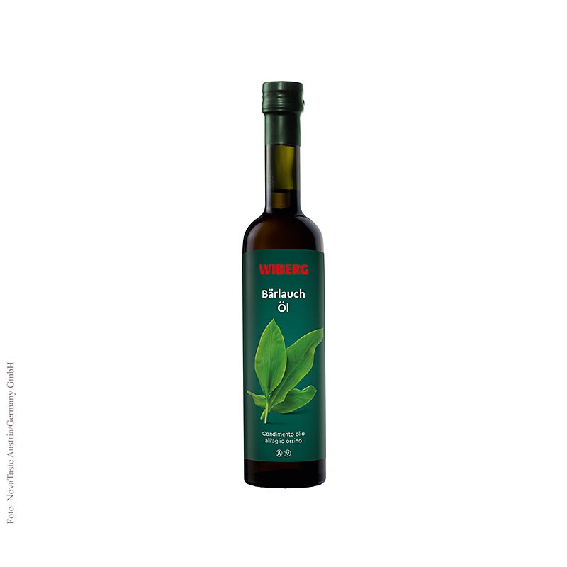 Wiberg Bärlauchöl, kaltgepresst, Natives Olivenöl Extra mit Bärlauchextrakt, 500 ml