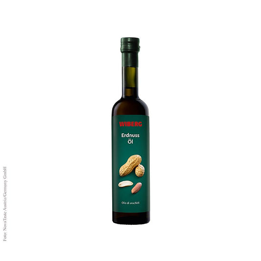Olio di arachidi Wiberg, spremuto a freddo, 500 ml