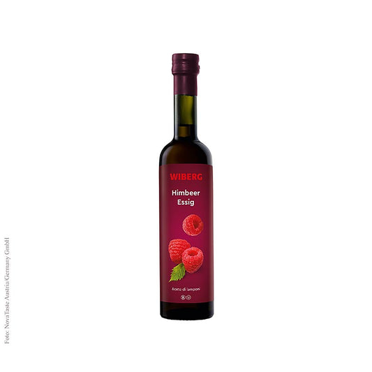 Aceto di lamponi Wiberg, 5% di acidità, 500 ml