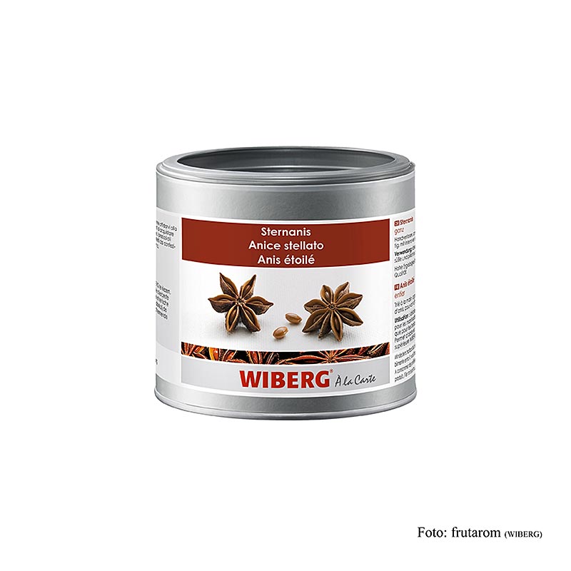 Wiberg Sternanis, ganz, 95 g - hochwertiges Produkt für Backwaren, Suppen, Saucen und mehr, hergestellt von WIBERG, dem traditionsreichen Familienunternehmen mit Fokus auf Geschmack, Sorgfalt und Qualitätskontrolle