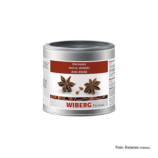 Wiberg Sternanis, ganz, 95 g - hochwertiges Produkt für Backwaren, Suppen, Saucen und mehr, hergestellt von WIBERG, dem traditionsreichen Familienunternehmen mit Fokus auf Geschmack, Sorgfalt und Qualitätskontrolle