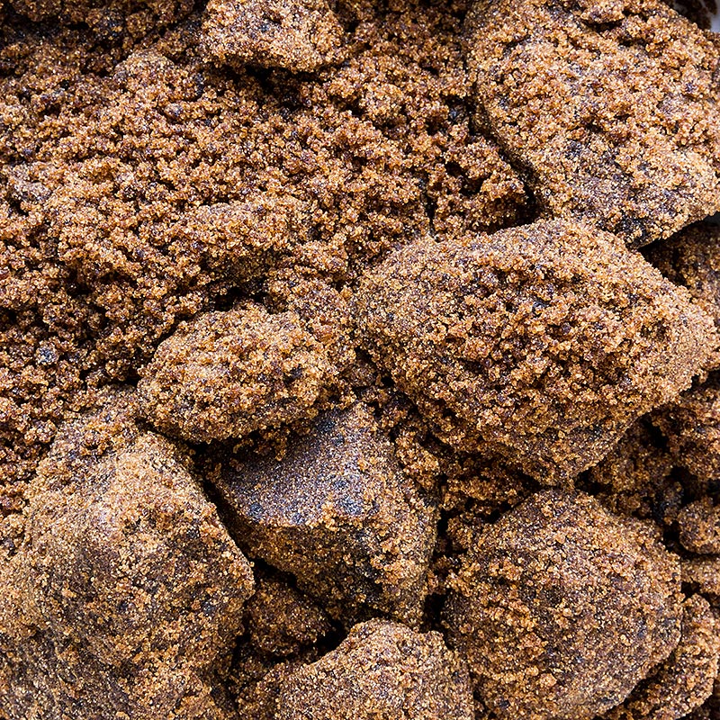 Muscovado Zucker, dunkel, Roh-Rohrzucker, Karamell- und Malznoten, Mauritius, 1 kg - Natürlich gewonnener, unraffinierter Zucker mit kräftig-aromatischen Noten von Karamell, Malz und leichtem Lakritzgeschmack aus Mauritius Geeignet zum Süßen von Espresso, Aromatisieren von Saucen und Patisserie