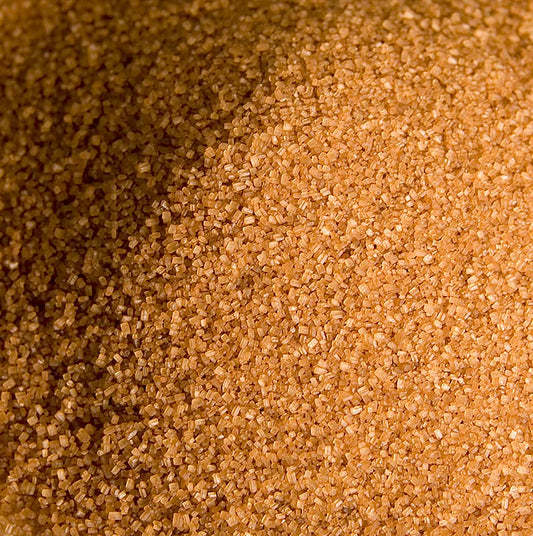 German

Alt Text: Bild eines 1 kg Pakets Demerara Zucker, mittelgrob und braun, hergestellt aus Zuckerrohr, perfekt zum Backen und Süßen von Speisen