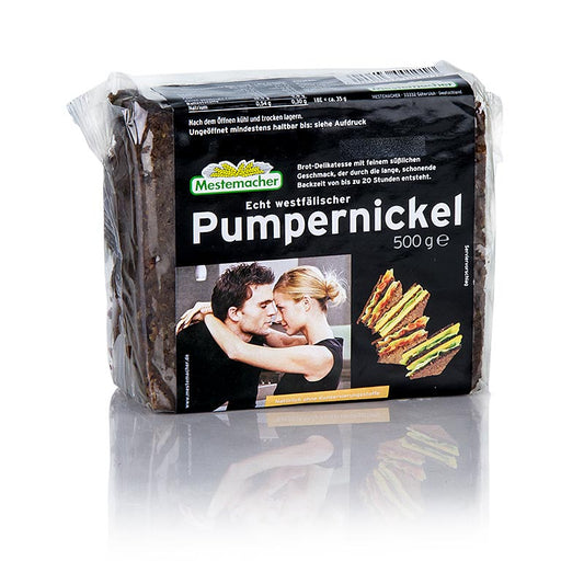 Pumpernickel, rechteckige Scheiben, 500 g