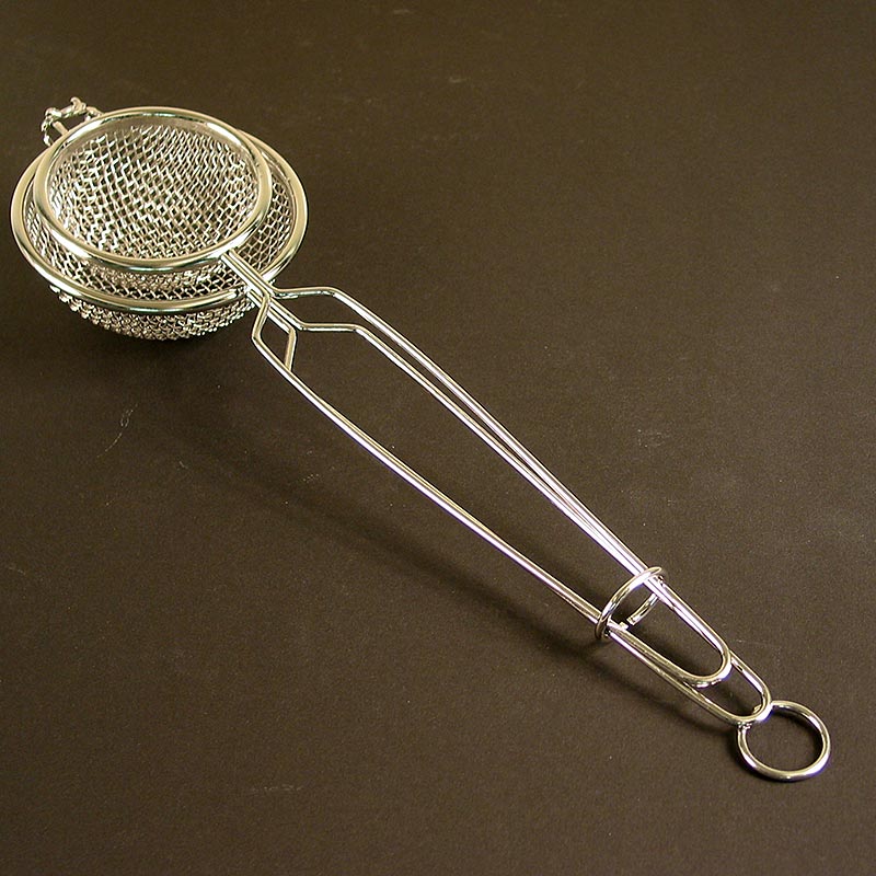 Edelstahl Nestbacklöffel mit 9cm Außendurchmesser, elektropoliert, 3x3mm, 1 Stück