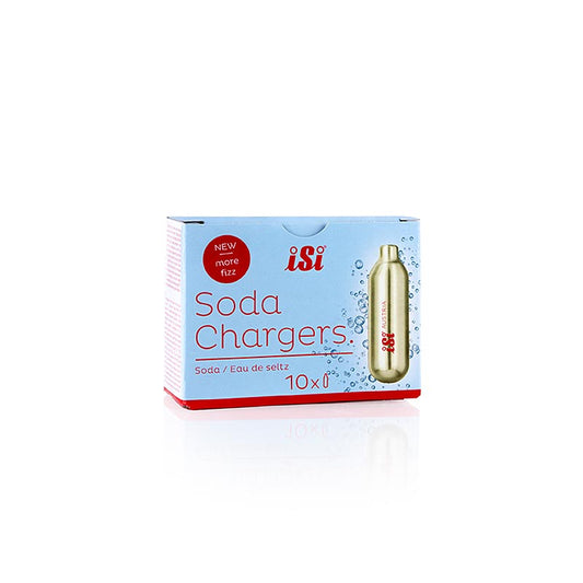 Capsules de soude à usage unique, pour tous les systèmes courants, iSi, 10 pc