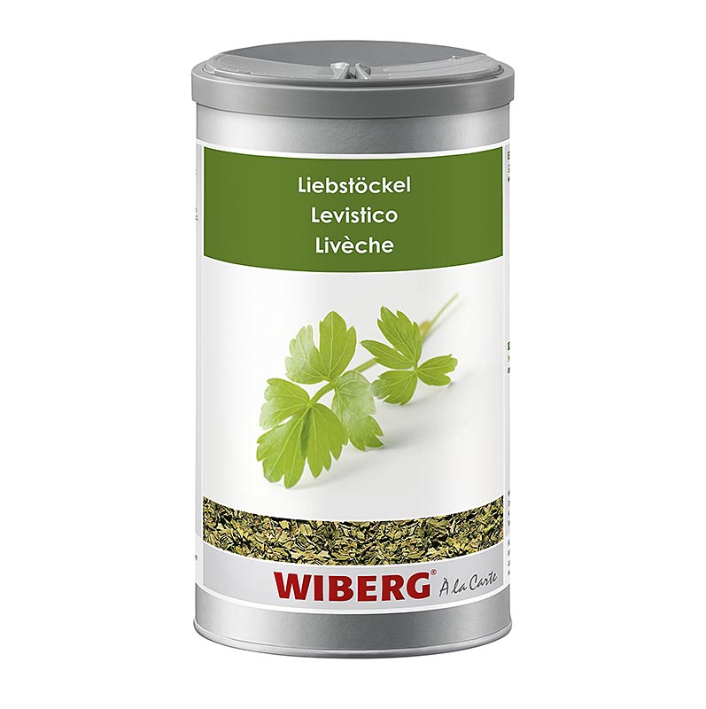 Getrocknete Liebstöckel von Wiberg, ideal für Suppen, Salate, Saucen und Fleischgerichte Traditionelles Familienunternehmen mit Fokus auf Qualität und Geschmack