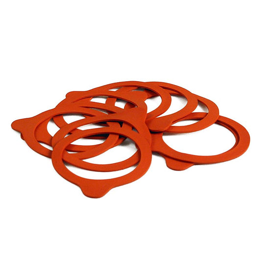Gummiringe für Weck Sturzgläser 250 ml, ø 94/108mm, 10 St - luftdichte Versiegelung für Selbst-Einkochen, langlebig und hochwertige Qualität