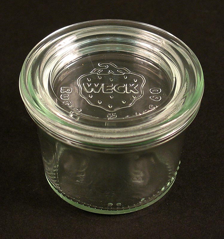 Mini tumbler, ø 60 mm, altezza 45 mm, 80 ml, senza clip e anello di gomma, Weck, 1 pz.